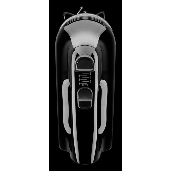 KitchenAid Handrührer mit 6 Geschwindigkeitsstufen und Flexi-Rührern - ONYX SCHWARZ