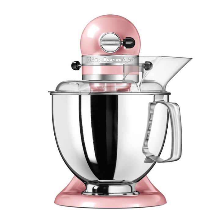 KitchenAid Artisan 4,8 Liter KSM175 Sallys Spar-Set mit Gemüseschneider & Fleischwolf - SILKY PINK
