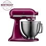 KitchenAid Artisan 4,8 Liter 5KSM195PSEBE Spar-Set mit Sieb mit digitaler Waage, Fleischwolf - BEETROOT / ROTE BEETE