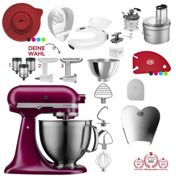 KitchenAid Artisan 4,8 Liter 5KSM195PSEBE Sallys Spar-Set...