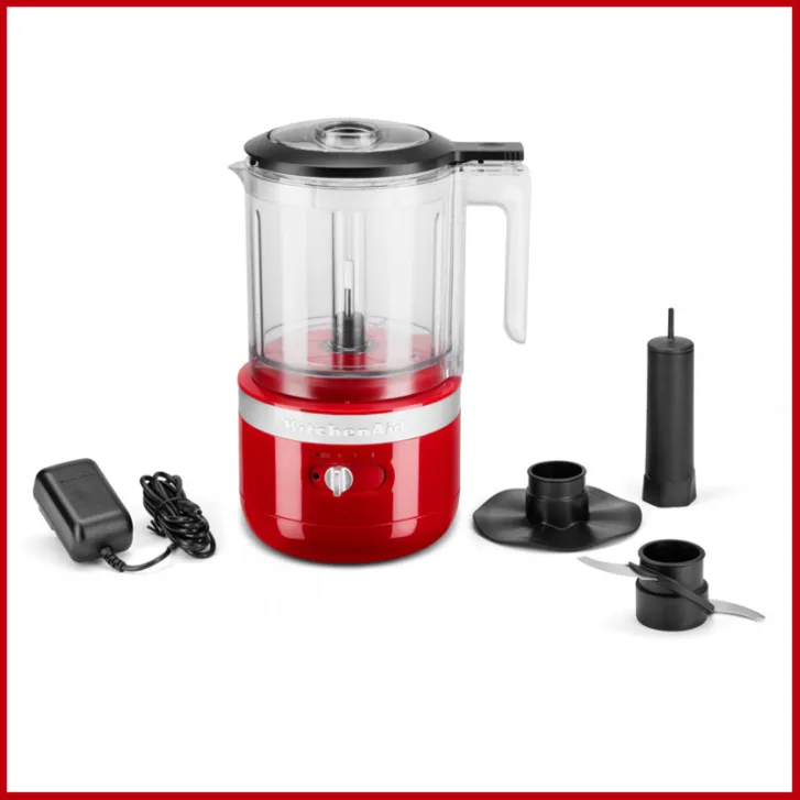 KitchenAid 5KFCB519EER Mini Food Processor 1,2L - kabellos - EMPIRE ROT