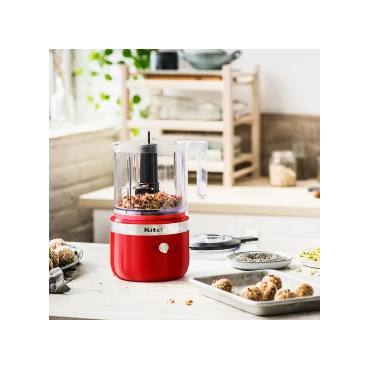 KitchenAid 5KFCB519EER Mini Food Processor 1,2L - kabellos - EMPIRE ROT