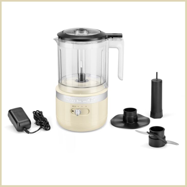 KitchenAid 5KFCB519EAC Mini Food Processor 1,2L - kabellos - CREME