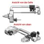 Original Zubehör KitchenAid Spiralschneider mit Funktionen zum Schälen, Entkernen, Schneiden 5KSM1APC