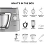 Kenwood Küchenmaschine Titanium Chef Baker XL Silber KVL85.224SI - Spar-Set Multi