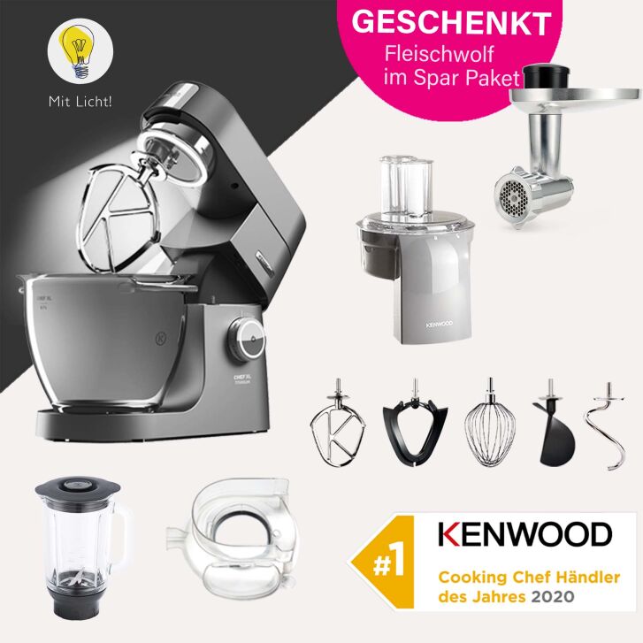 Kenwood Chef XL Titanium System Pro - Spar-Set Würfelschneider