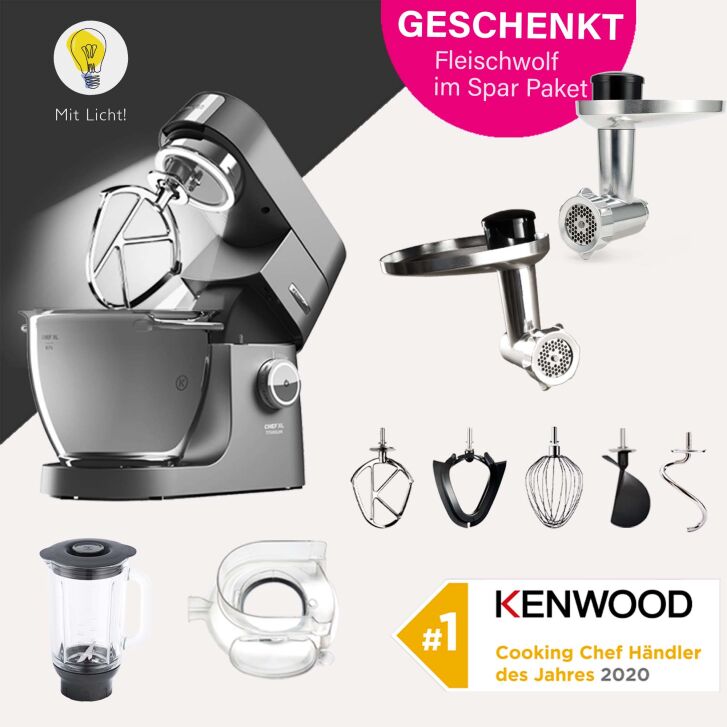 Kenwood Chef XL Titanium System Pro - Spar-Set Fleischwolf