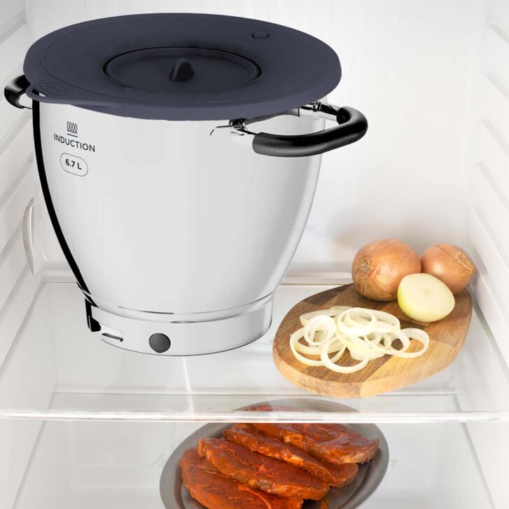 Kenny Professional Profi-Frischhaltedeckel Überzieher kompatibel mit Kenwood Cooking Chef & Cooking Chef XL Connect Anthrazit