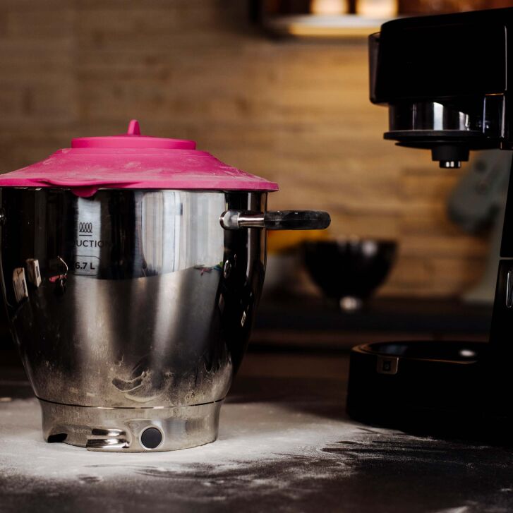 Kenny Professional Profi-Frischhaltedeckel Überzieher kompatibel mit Kenwood Cooking Chef & Cooking Chef XL Connect Anthrazit