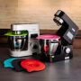 Kenny Professional Profi-Frischhaltedeckel Überzieher kompatibel mit Kenwood Cooking Chef & Cooking Chef XL Connect Rubinrot