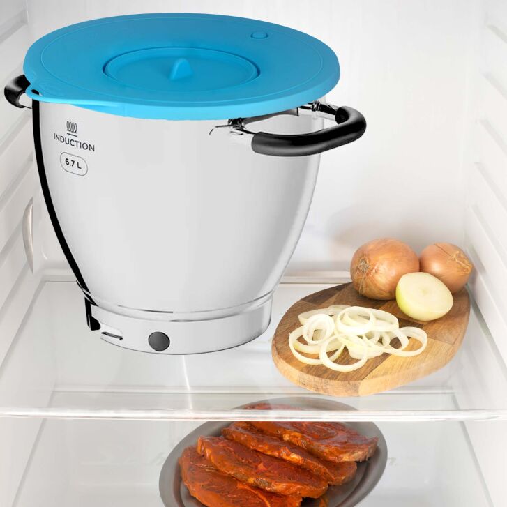 Kenny Professional Profi-Frischhaltedeckel Überzieher kompatibel mit Kenwood Cooking Chef & Cooking Chef XL Connect Aquamarin
