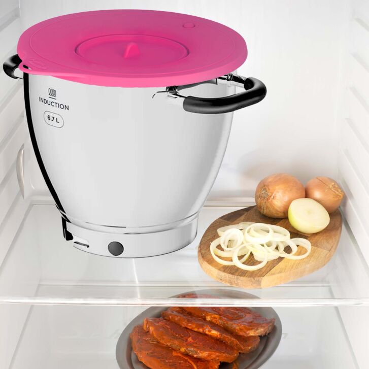 Kenny Professional Profi-Frischhaltedeckel Überzieher kompatibel mit Kenwood Cooking Chef & Cooking Chef XL Connect Pink