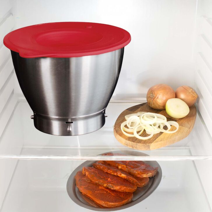 Kenny Professional Profi-Frischhaltedeckel Überzieher kompatibel mit Kenwood Chef XL Modelle Rubinrot