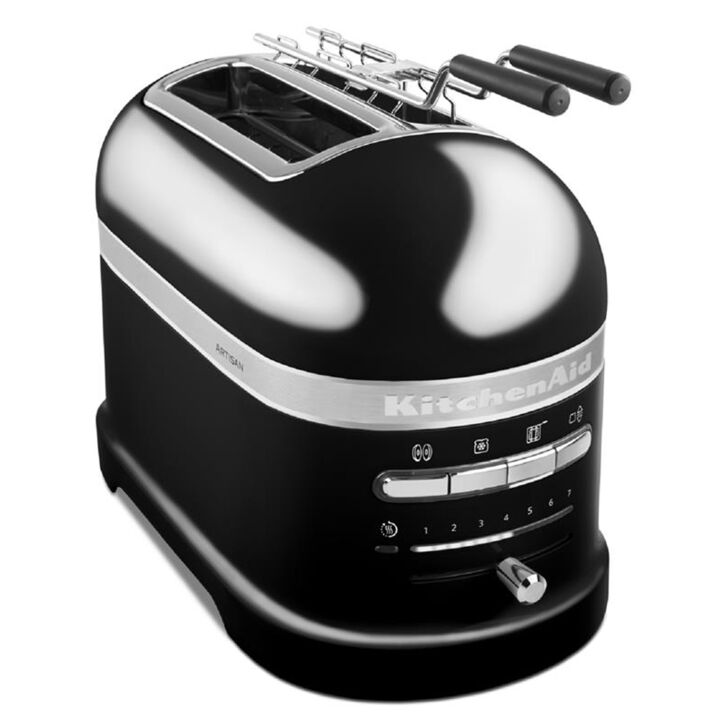 KitchenAid ARTISAN 2-Scheiben Toaster mit 1 Sandwichzange 5KMT2204EOB - ONYX SCHWARZ