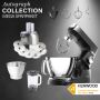Kenwood KüchenmaschineTitanium Chef Baker Black KVC85.004BK  inkl. Schnitzelwerk & Glasmixaufsatz