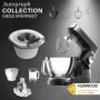Kenwood KüchenmaschineTitanium Chef Baker Black KVC85.004BK - Spar-Set Eisbereiter