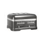 KitchenAid ARTISAN 2-Scheiben Toaster mit 1 Sandwichzange 5KMT2204EMS - MEDAILLON SILBER