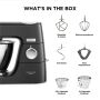 Kenwood KüchenmaschineTitanium Chef Baker Black KVC85.004BK - Spar-Set Pasta Fresca