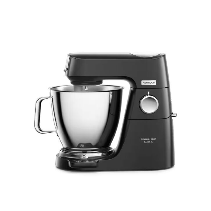 Kenwood Küchenmaschine Titanium Chef Baker XL Black KVL85.004BK  inkl. Schnitzelwerk & Glasmixaufsatz