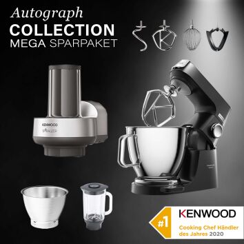 Kenwood Titanium Chef Baker XL Schwarz - Spar-Set...