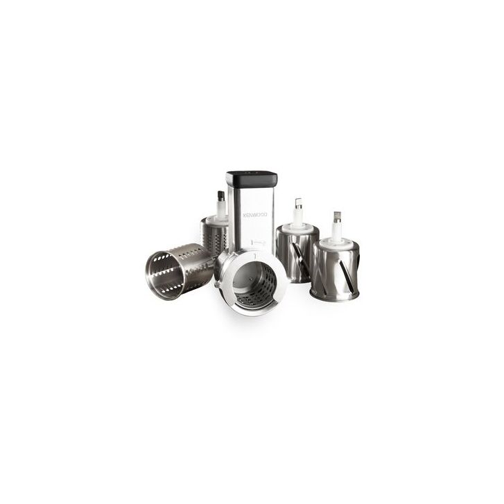 Kenwood Küchenmaschine Titanium Chef Baker XL Black KVL85.004BK - Spar-Set Trommelraffel