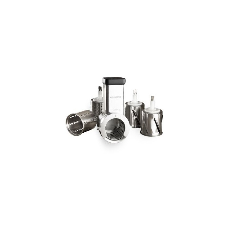 Kenwood Küchenmaschine Titanium Chef Baker XL Black KVL85.004BK - Spar-Set Trommelraffel
