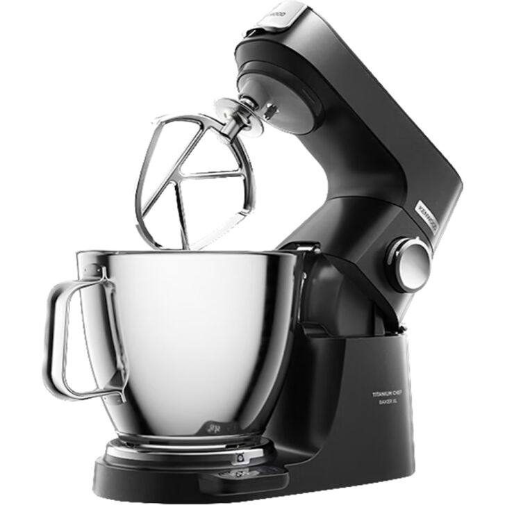 Kenwood Küchenmaschine Titanium Chef Baker XL Black KVL85.004BK - Spar-Set Würfelschneider