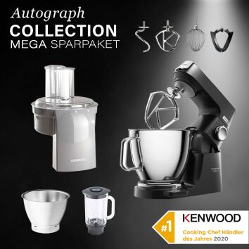 Kenwood Titanium Chef Baker XL Schwarz - Spar-Set...