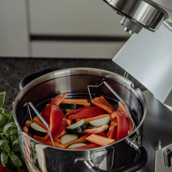 Kenwood Cooking Chef Silber XL Connect - Spar-Set Flockenquetsche