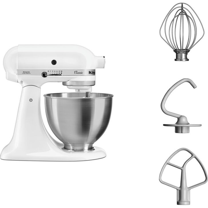 KitchenAid CLASSIC: 4,3 Liter Küchenmaschine - WEISS
