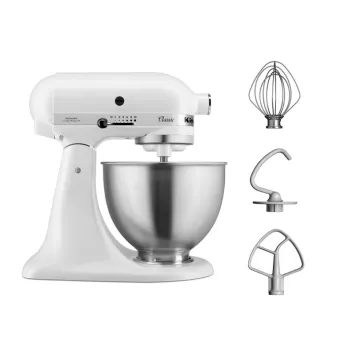 KitchenAid CLASSIC: 4,3 Liter Küchenmaschine - WEISS