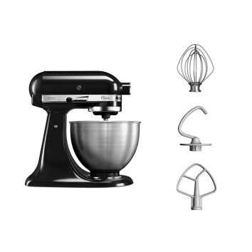 KitchenAid CLASSIC: 4,3 Liter Küchenmaschine - ONYX...