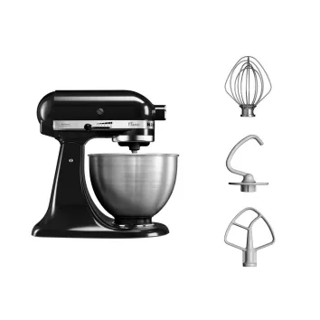 KitchenAid CLASSIC: 4,3 Liter Küchenmaschine - ONYX...