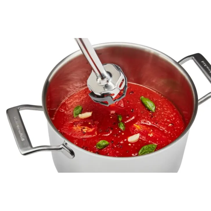 KitchenAid CLASSIC: Kabelgebundener Stabmixer - WEISS