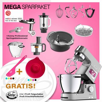 Kenwood Cooking Chef Silber XL Connect - Spar-Set Sieb-...