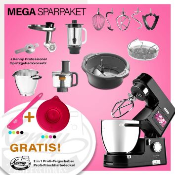 Kenwood Cooking Chef Black XL Connect - Spar-Set...