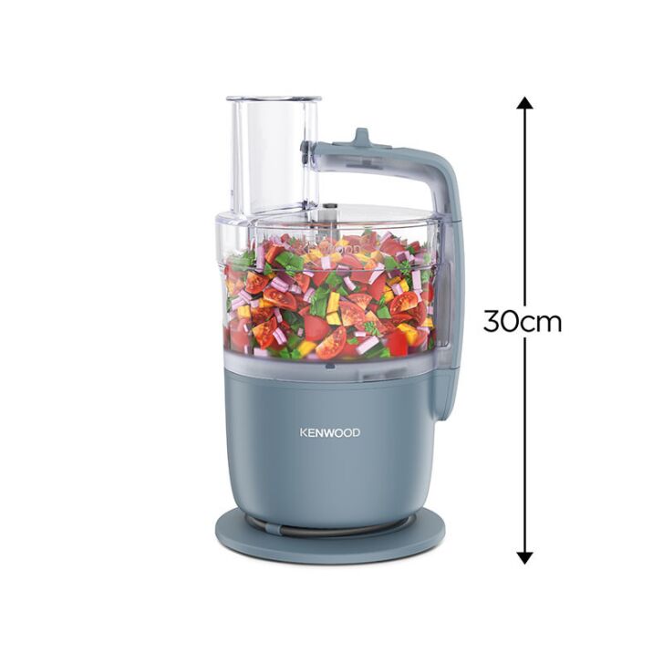 Kenwood MultiPro GO Kompakt Küchenmaschine FDP22.130GY Storm blue