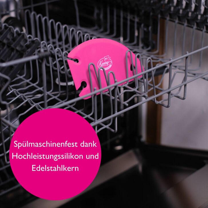 Kenny Professional 3 in 1 Profi-Teigkarte mit Abziehschlitz - RUBINROT