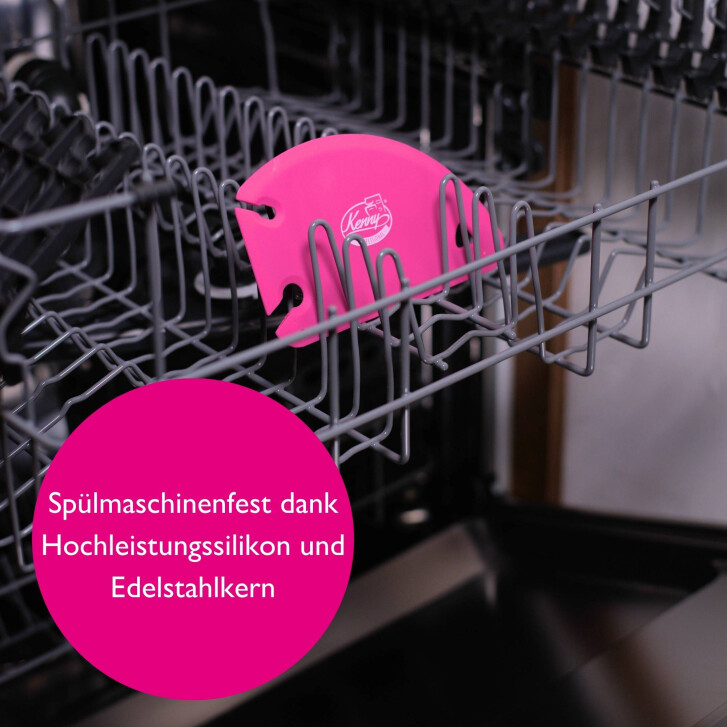 Kenny Professional 3 in 1 Profi-Teigkarte mit Abziehschlitz - ANTHRAZIT