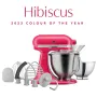 KitchenAid Artisan 4,8 Liter 5KSM195PSEHI Sallys Spar-Set Pasta Deluxe mit 5-teiligem Nudelwalzen-Set & Fleischwolf - HIBISCUS / HIBISKUS