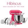 KitchenAid Artisan 4,8 Liter 5KSM195PSEHI Spar-Set mit Sieb mit digitaler Waage, Fleischwolf - HIBISCUS / HIBISKUS