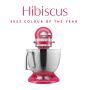 KitchenAid Artisan 4,8 Liter 5KSM195PSEHI Spar-Set mit Sieb mit digitaler Waage, Fleischwolf - HIBISCUS / HIBISKUS