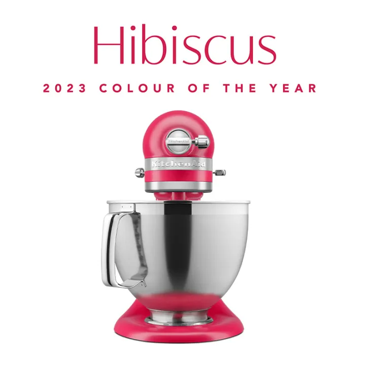 KitchenAid Artisan 4,8 Liter 5KSM195PSEHI Sallys Spar-Set mit Food Processor & Fleischwolf - HIBISCUS / HIBISKUS
