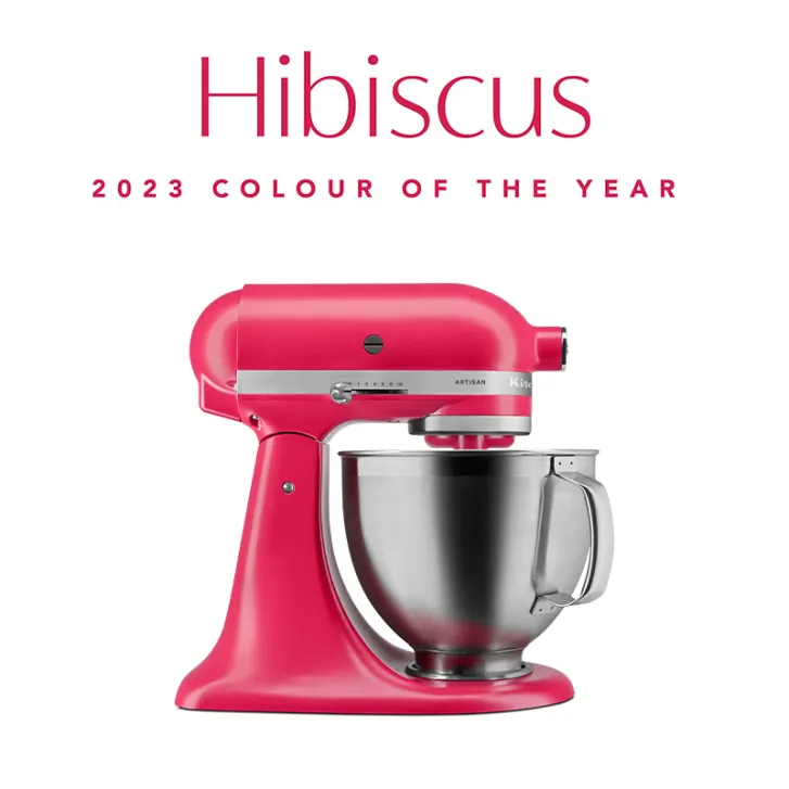 KitchenAid Artisan 4,8 Liter 5KSM195PSEHI Sallys Spar-Set mit Food Processor & Fleischwolf - HIBISCUS / HIBISKUS