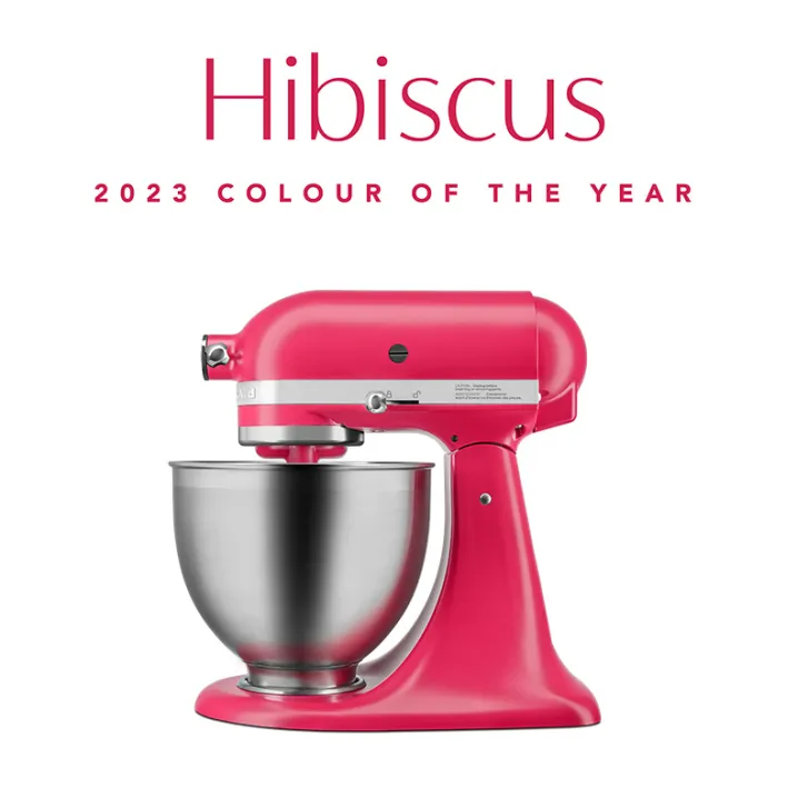 KitchenAid Artisan 4,8 Liter 5KSM195PSEHI Sallys Spar-Set mit Food Processor & Fleischwolf - HIBISCUS / HIBISKUS