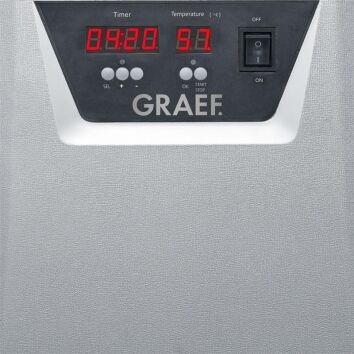 GRAEF Dörrautomat DA508 Silber - hochwertiger...