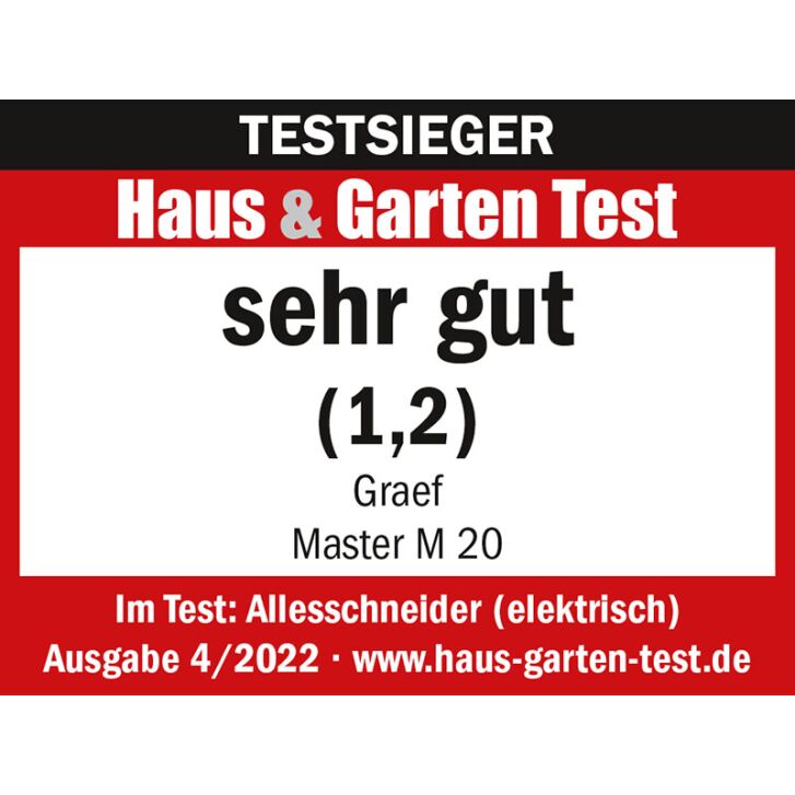GRAEF Allesschneider MASTER M20 inkl. MiniSlice-Aufsatz - Silber