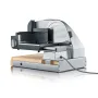 GRAEF Allesschneider SKS850EU inkl. MiniSlice-Aufsatz mit Messerschublade & Holzschneidbrett - Silber