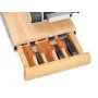 GRAEF Allesschneider SKS850EU inkl. MiniSlice-Aufsatz mit Messerschublade & Holzschneidbrett - Silber