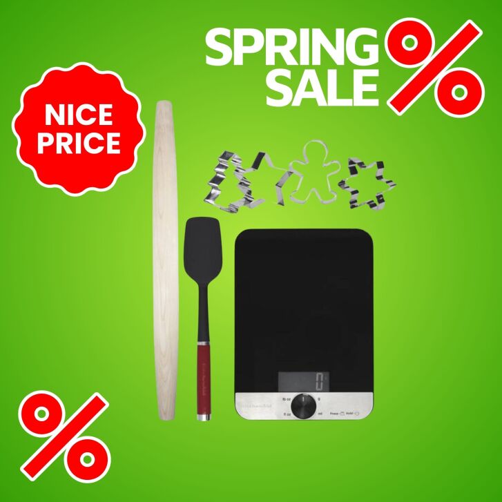 KitchenAid Back-Set mit Waage + French Pin - 2. Wahl